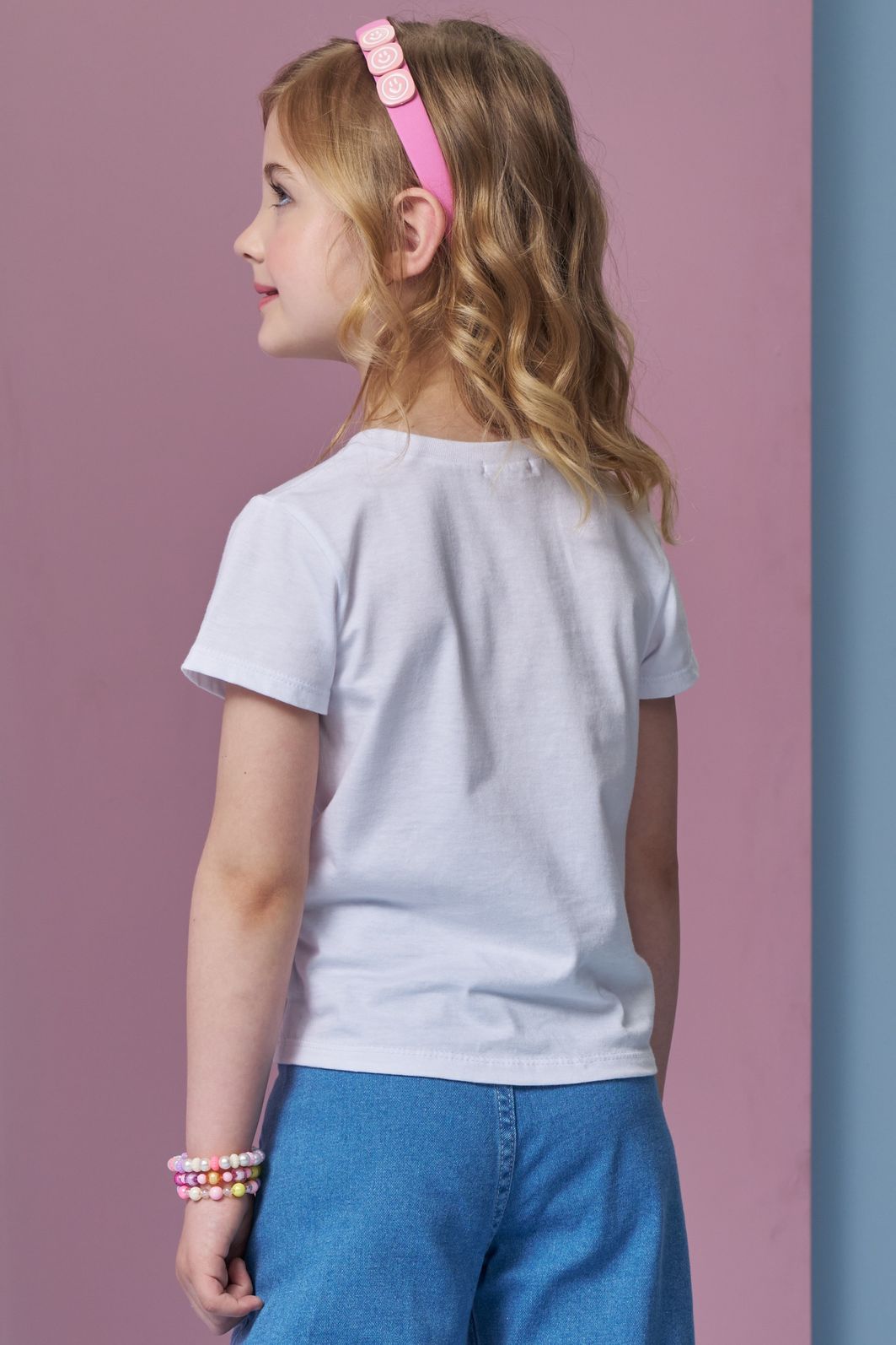 Blusa em meia malha. Acompanha kits pulseiras 93433 Infanti Infantil Menina Blusa em meia malha. Acompanha kits pulseiras 93433 Infanti Infantil Menina