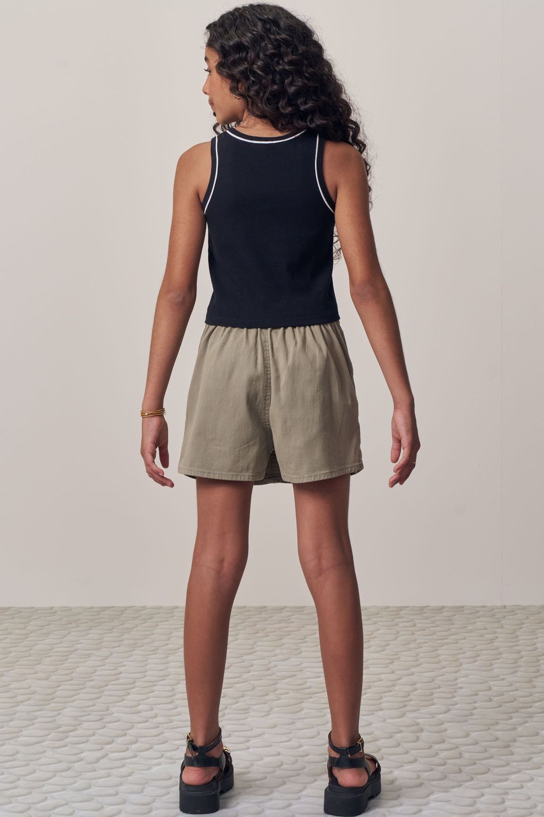 Short saia em sarja com elastano 98175 Lilimoon Teen Menina