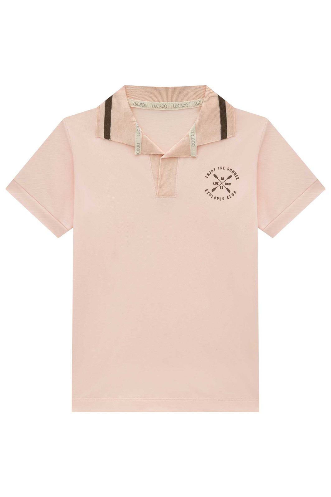 Camisa polo em piquet com elastano 95651 LucBoo Infantil Menino Camisa polo em piquet com elastano 95651 LucBoo Infantil Menino