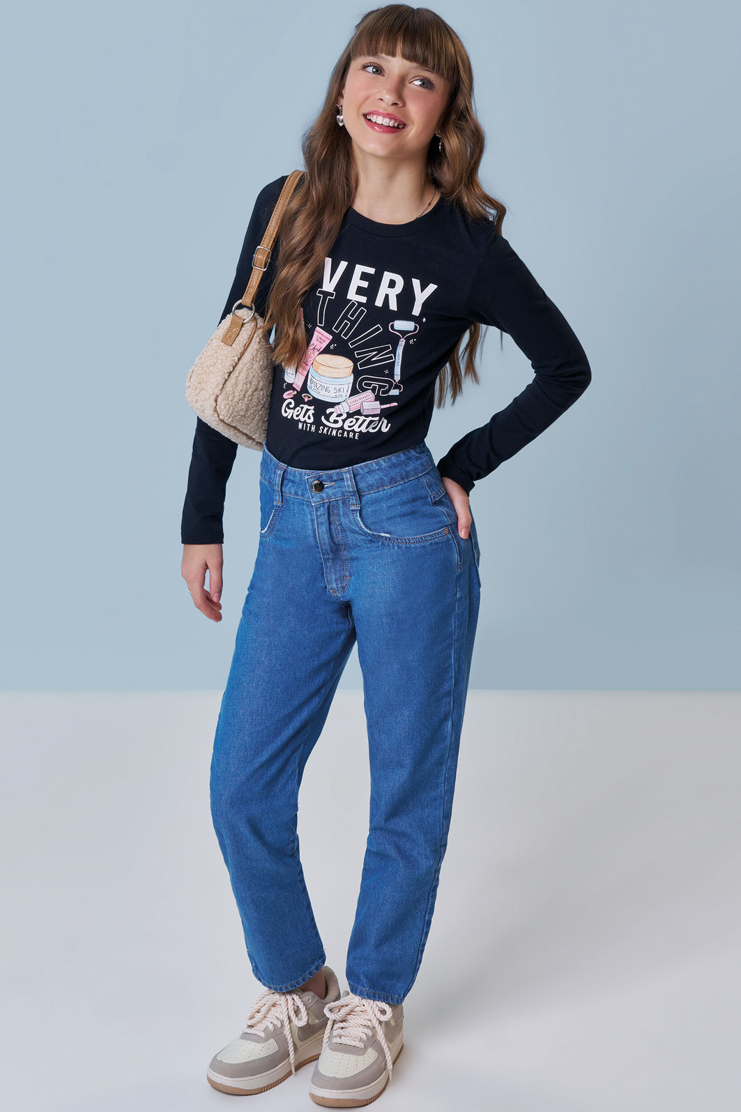 Blusa em cotton 90146 Vic Teen Menina Blusa em cotton 90146 Vic Teen Menina