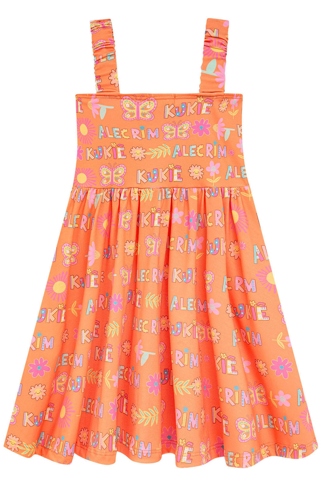 Vestido em malha fresh 94273 Kukiê Infantil Menina Vestido em malha fresh 94273 Kukiê Infantil Menina