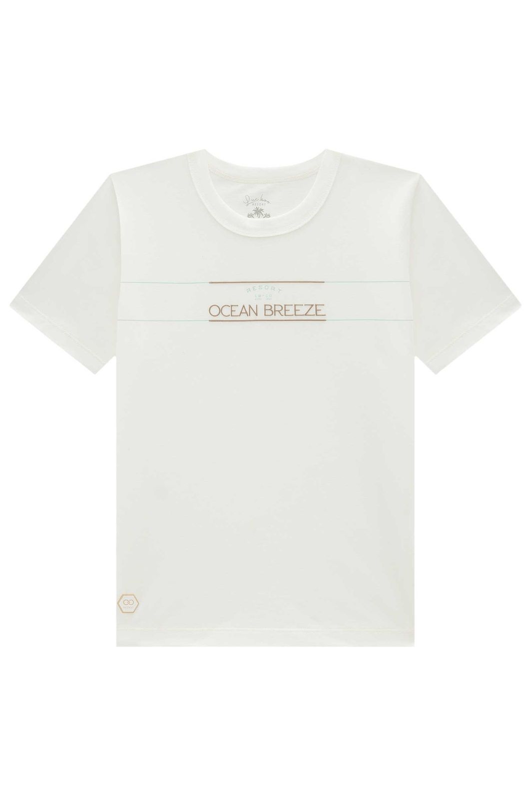 Camiseta em meia malha 99041 LucBoo Infantil Menino Camiseta em meia malha 99041 LucBoo Infantil Menino