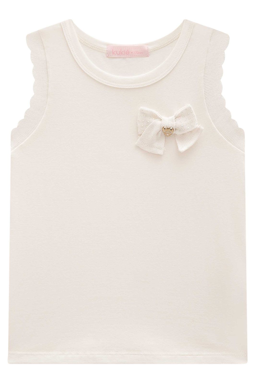 Regata em cotton 98438 Kukiê Infantil Menina Regata em cotton 98438 Kukiê Infantil Menina