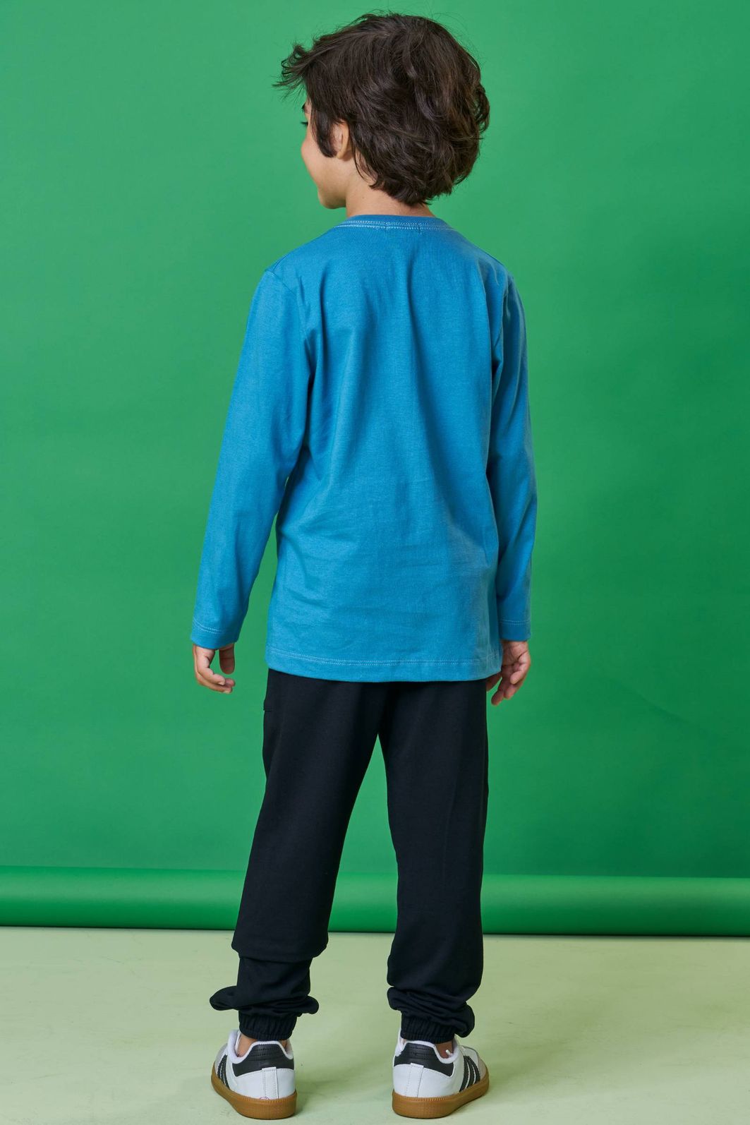 Calça jogger em molevisco com elastano 90715 LucBoo Infantil Menino Calça jogger em molevisco com elastano 90715 LucBoo Infantil Menino