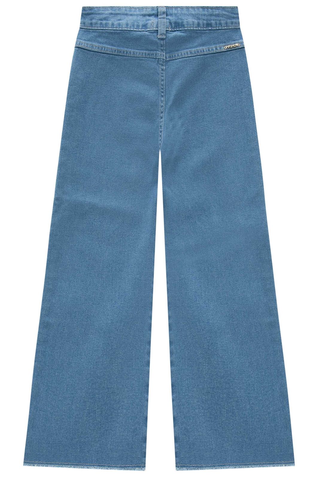 Calça wide leg em jeans com elastano 95404 Infanti Infantil Menina Calça wide leg em jeans com elastano 95404 Infanti Infantil Menina