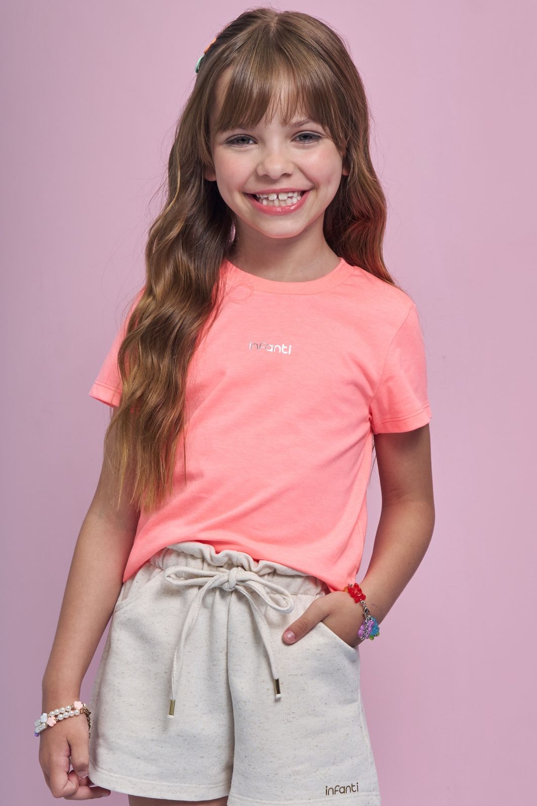 Blusa em meia malha 94384 Infanti Infantil Menina Blusa em meia malha 94384 Infanti Infantil Menina
