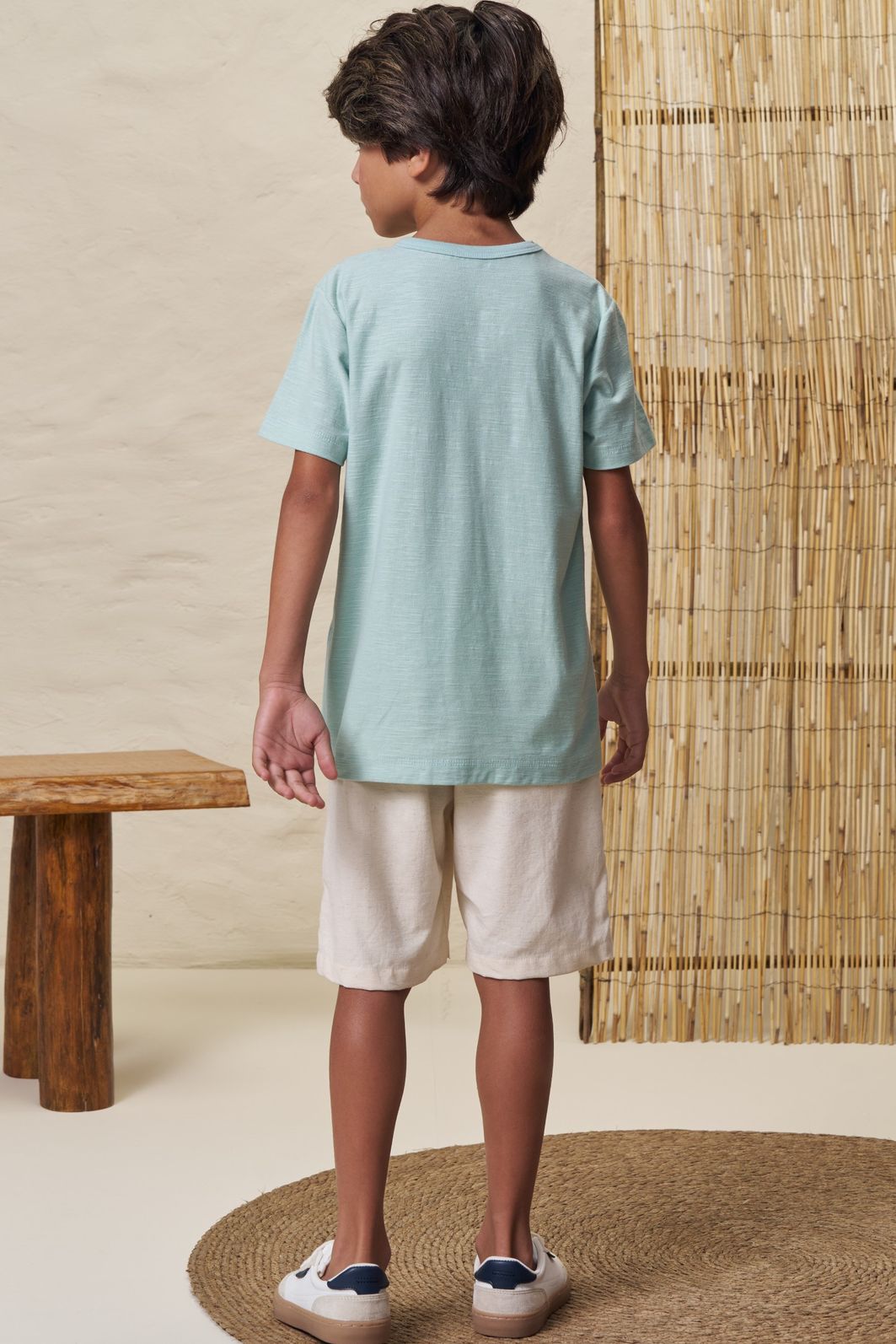 Bermuda em linho santorine 99005 LucBoo Infantil Menino Bermuda em linho santorine 99005 LucBoo Infantil Menino