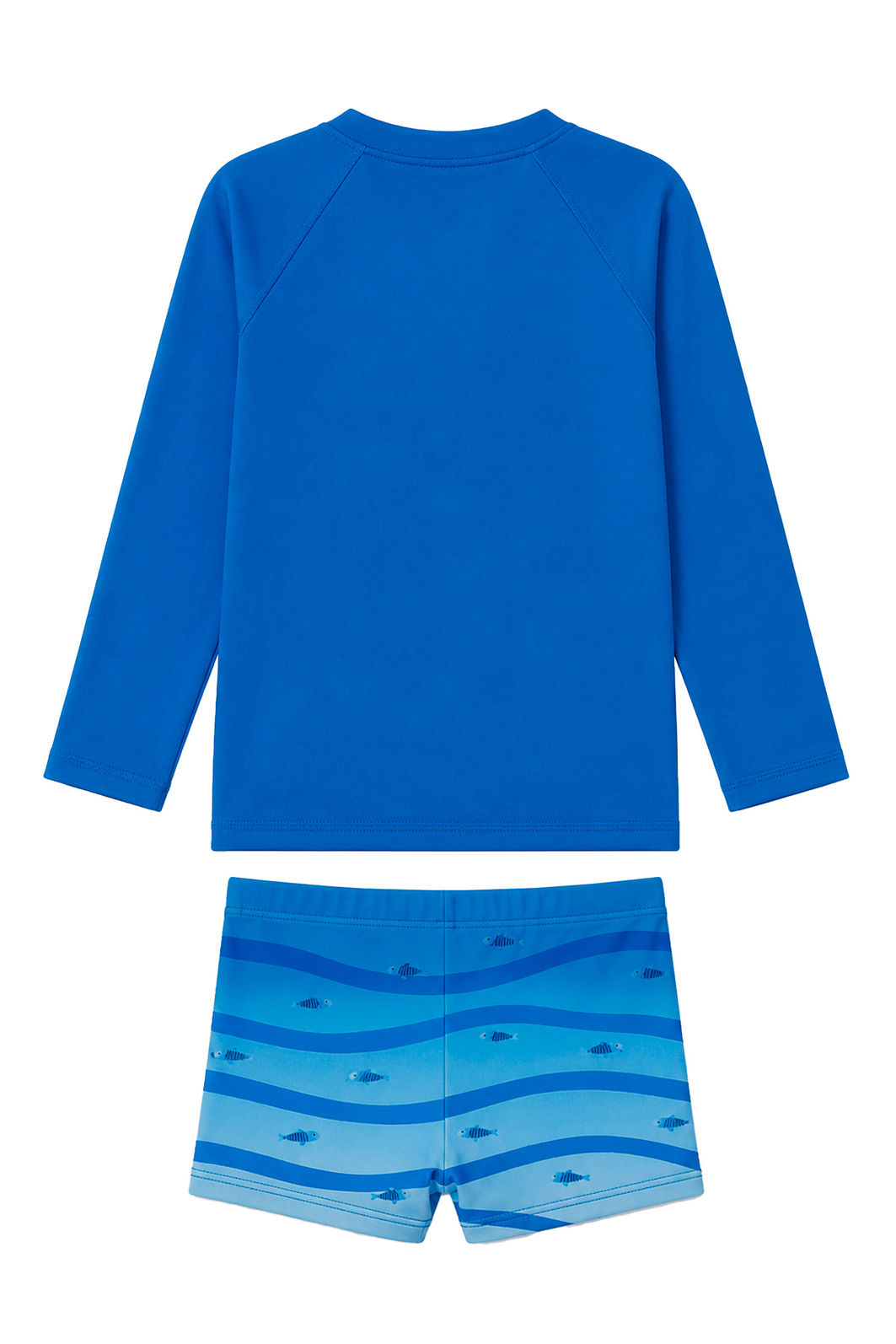 Conjunto de camiseta e sunga em malha UV dry com proteção UV50+ 24759 LucBoo Bebê Menino Conjunto de camiseta e sunga em malha UV dry com proteção UV50+ 24759 LucBoo Bebê Menino