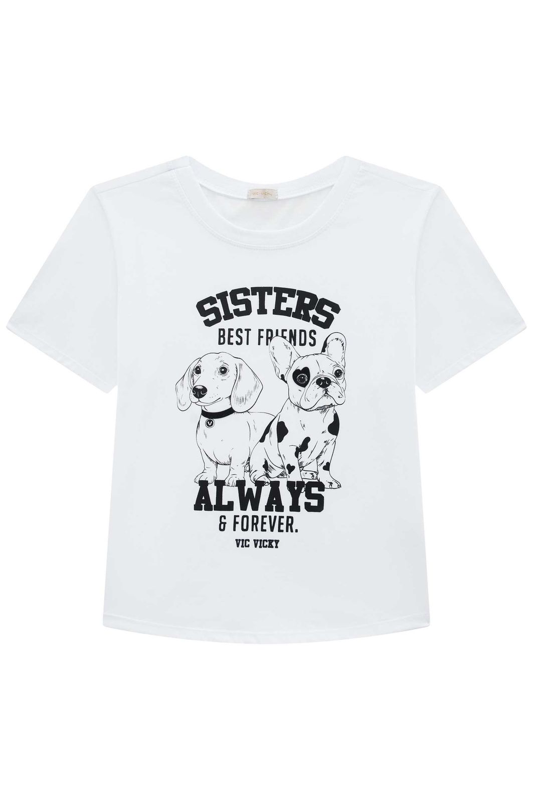 Blusa comfy em meia malha 95196 Vic Teen Menina Blusa comfy em meia malha 95196 Vic Teen Menina