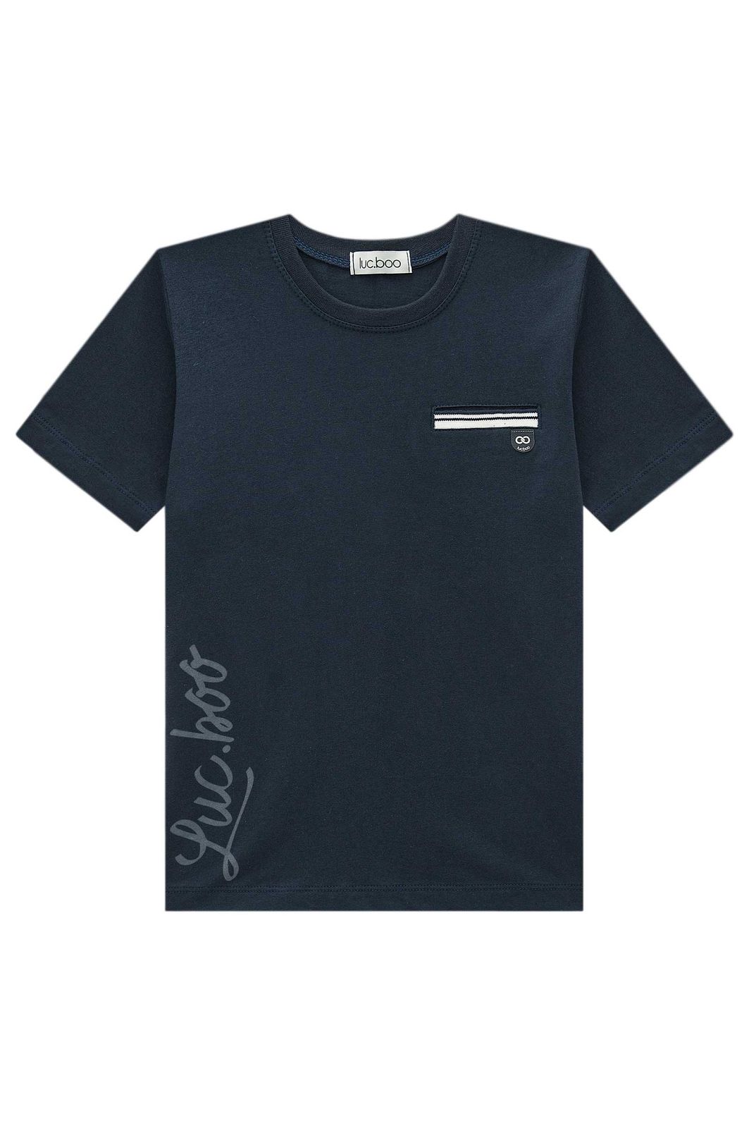 Camiseta em meia malha 98414 LucBoo Infantil Menino Camiseta em meia malha 98414 LucBoo Infantil Menino