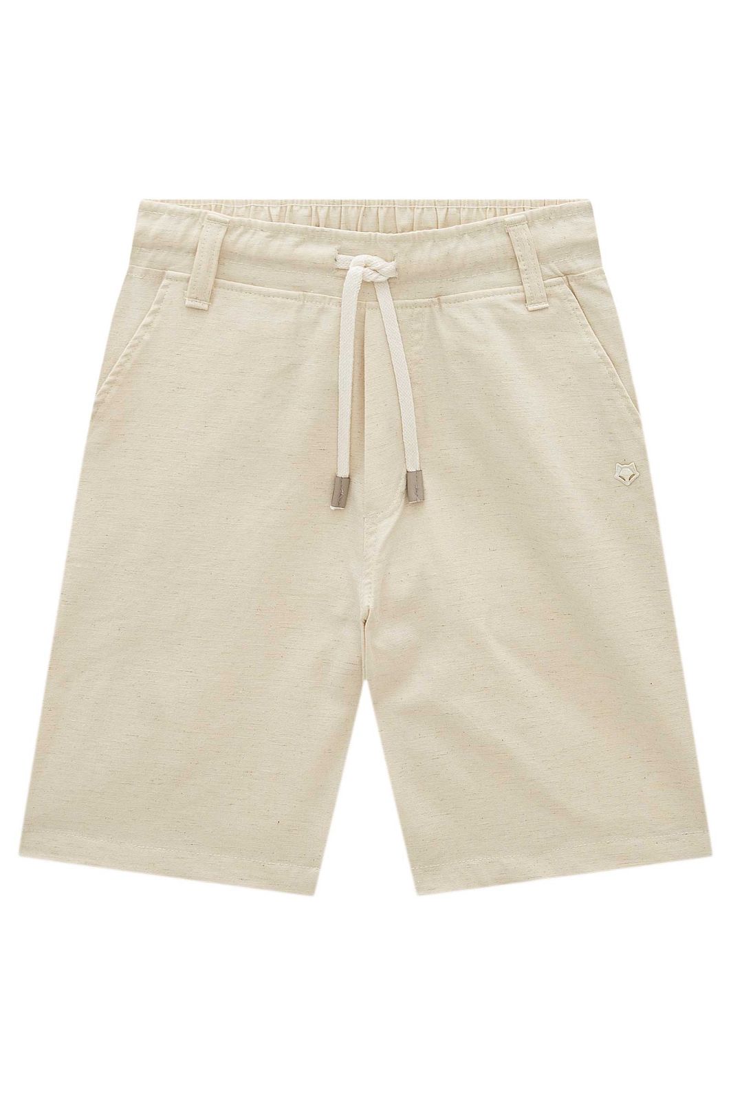 Bermuda em linho santorine com elastano 98692 Johnny Fox Teen Menino