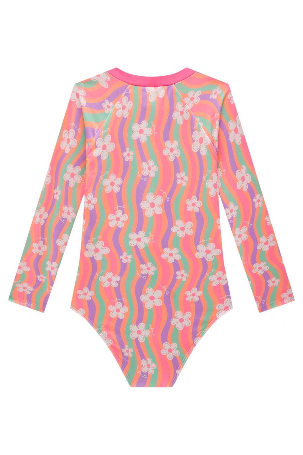 Maiô em malha UV dry com proteção UV 50+ 95674 Infanti Infantil Menina Maiô em malha UV dry com proteção UV 50+ 95674 Infanti Infantil Menina