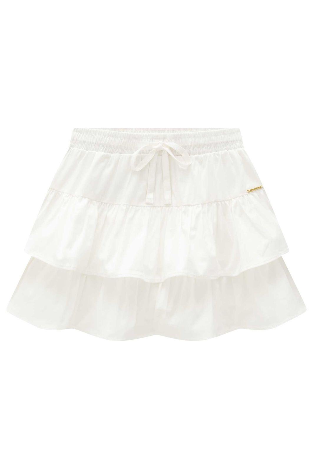 Saia em tricoline com elastano e shorts embutido 95342 Vic Teen Menina Saia em tricoline com elastano e shorts embutido 95342 Vic Teen Menina