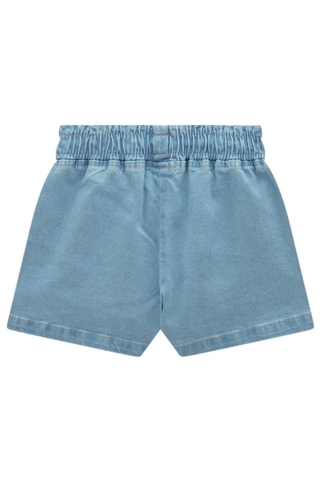 Shorts em jeans com elastano 98449 Kukiê Infantil Menina