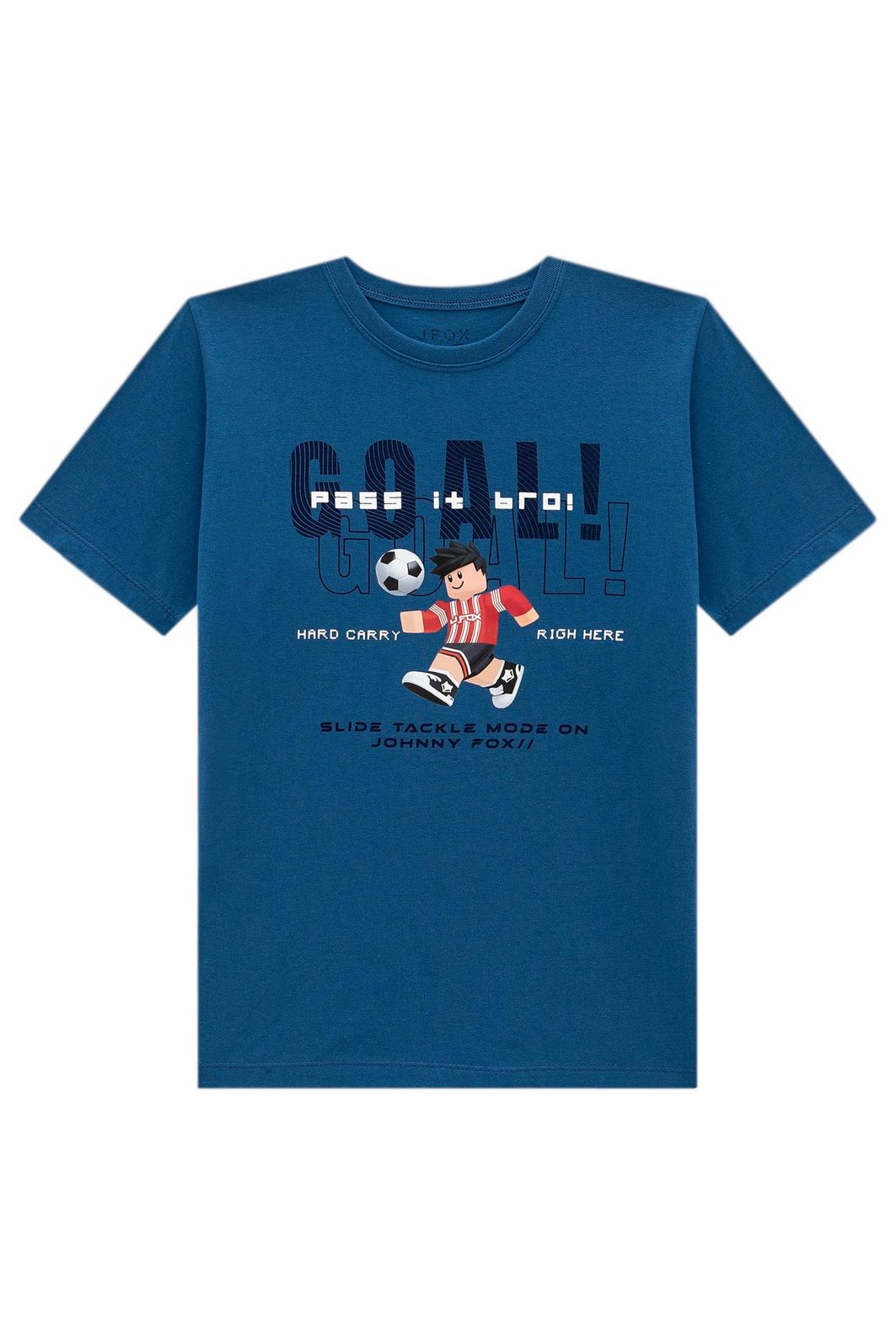Camiseta em meia malha 94320 Johnny Fox Teen Menino Camiseta em meia malha 94320 Johnny Fox Teen Menino