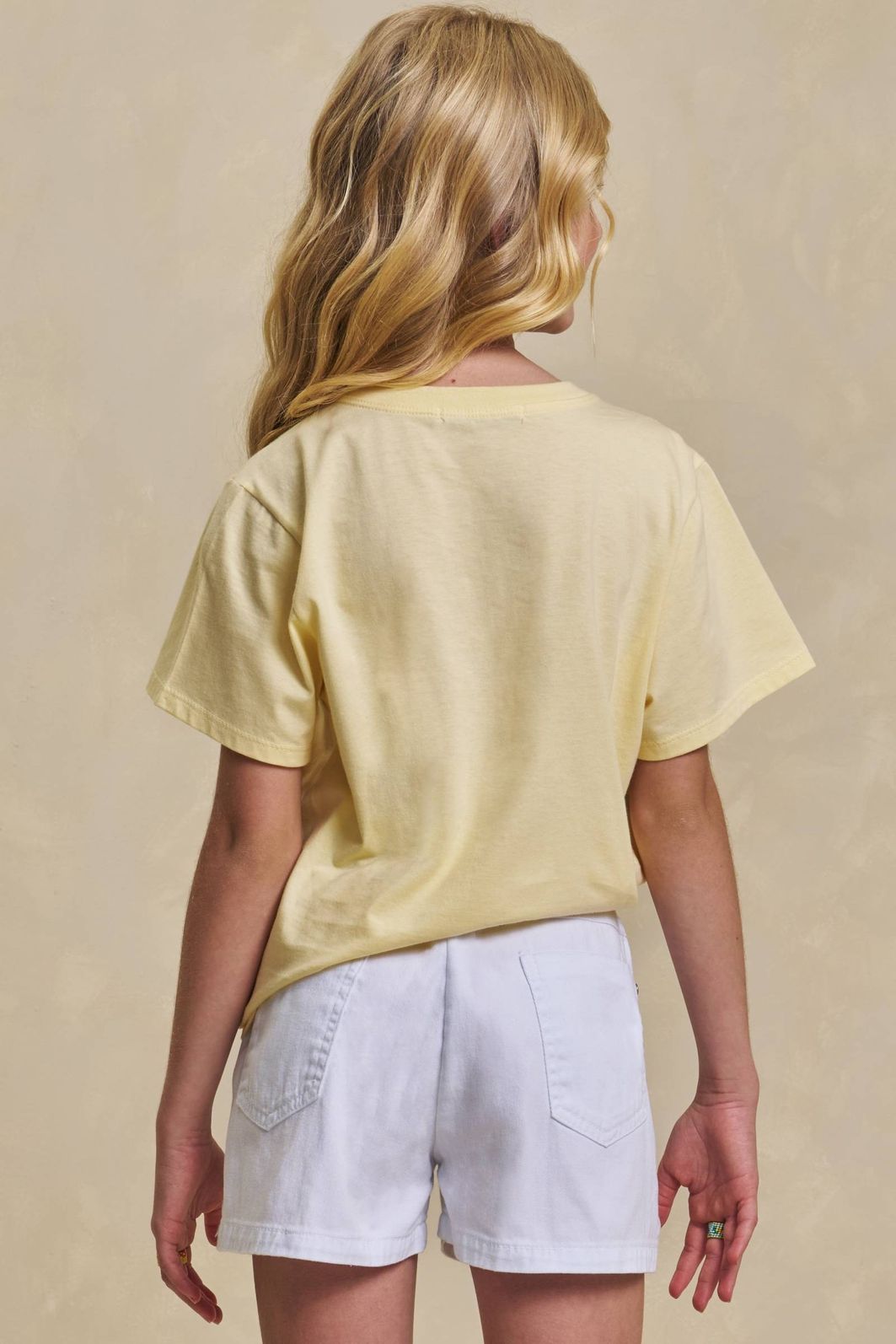 Camiseta comfy em meia malha 94909 Lilimoon Teen Menina Camiseta comfy em meia malha 94909 Lilimoon Teen Menina