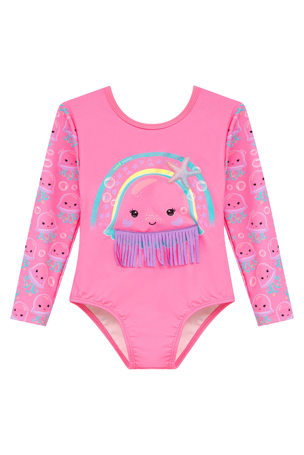 Maio em malha com proteção UV50+ 96246 Kukiê Infantil Menina Maio em malha com proteção UV50+ 96246 Kukiê Infantil Menina