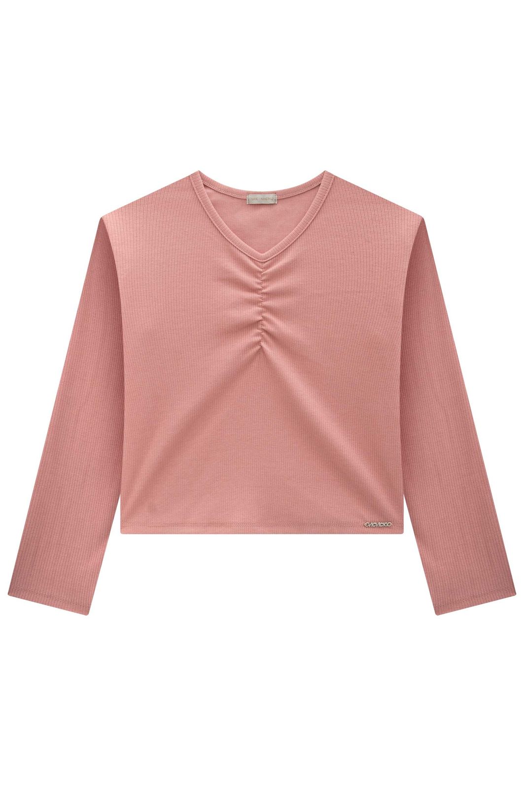Blusa boxy em canelado liz 90159 Vic Teen Menina Blusa boxy em canelado liz 90159 Vic Teen Menina