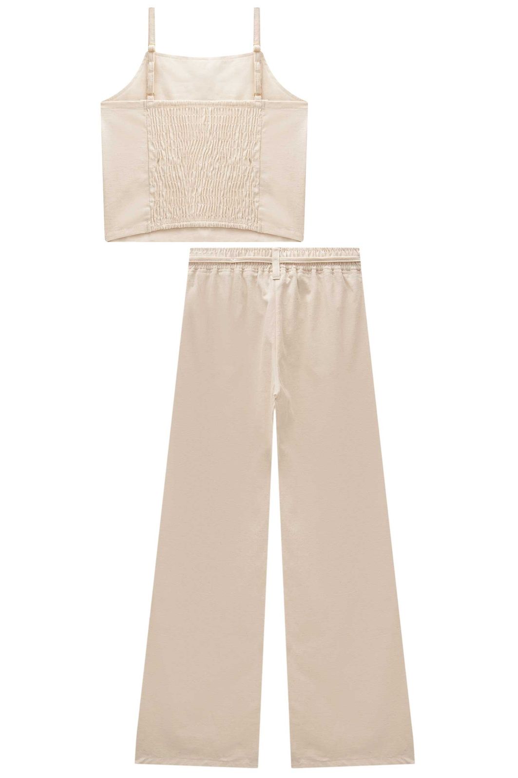 Conjunto de top e calça em linho santorini 99457 Lilimoon Teen Menina Conjunto de top e calça em linho santorini 99457 Lilimoon Teen Menina