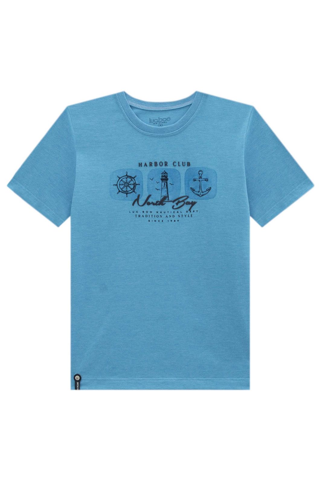 Camiseta em meia malha 99627 LucBoo Infantil Menino Camiseta em meia malha 99627 LucBoo Infantil Menino
