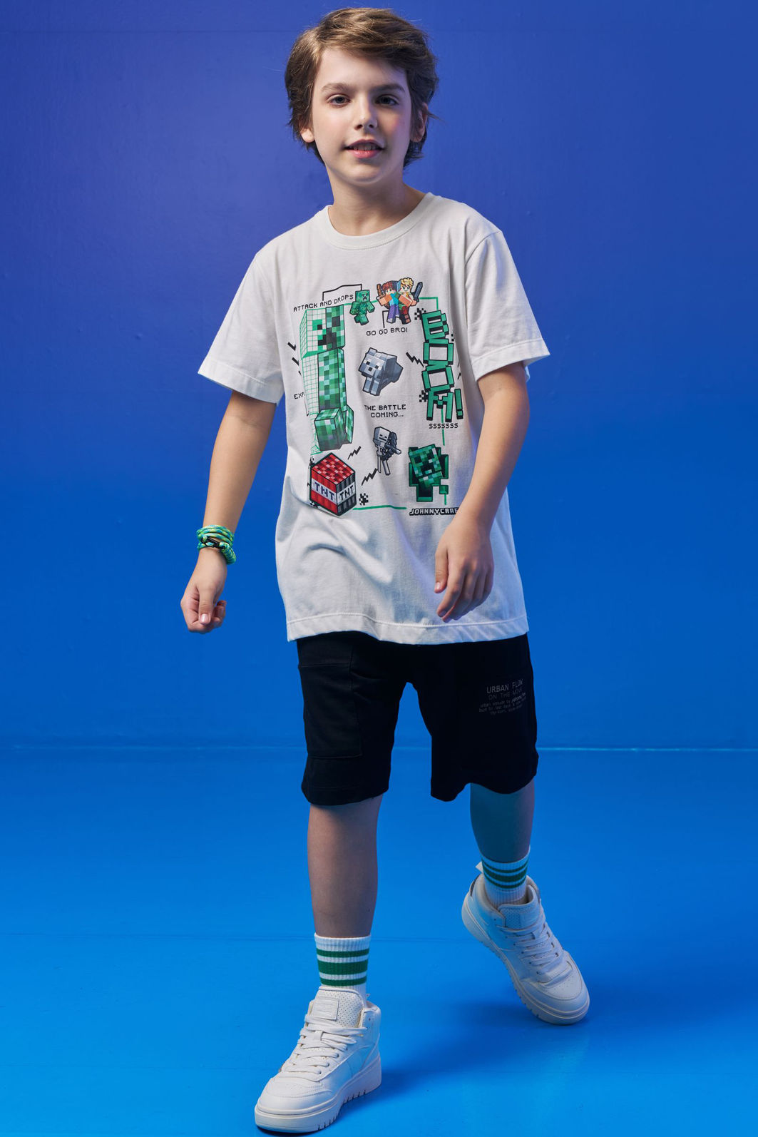 Camiseta em meia malha 94300 Johnny Fox Teen Menino Camiseta em meia malha 94300 Johnny Fox Teen Menino