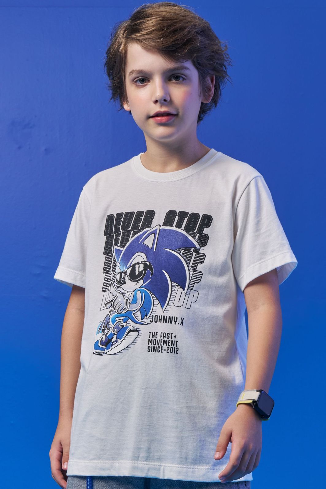 Camiseta em meia malha 94326 Johnny Fox Teen Menino Camiseta em meia malha 94326 Johnny Fox Teen Menino