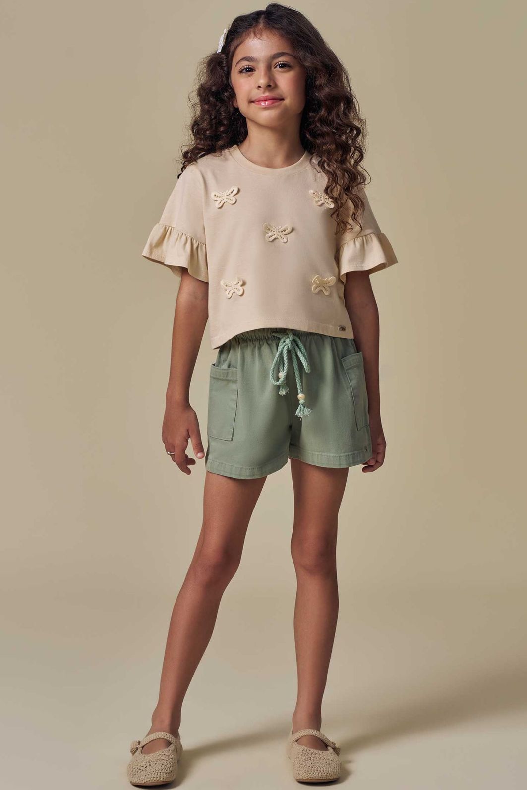 Blusa em meia malha 94489 Infanti Infantil Menina Blusa em meia malha 94489 Infanti Infantil Menina