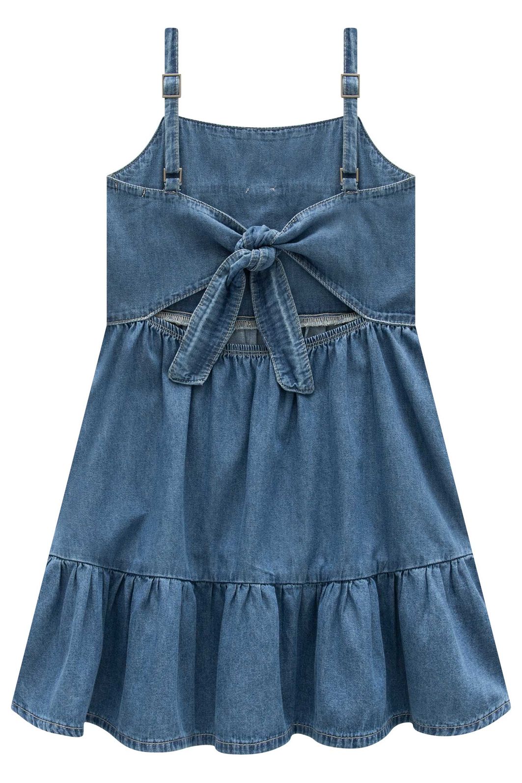 Vestido em jeans 99253 Vic Teen Menina Vestido em jeans 99253 Vic Teen Menina