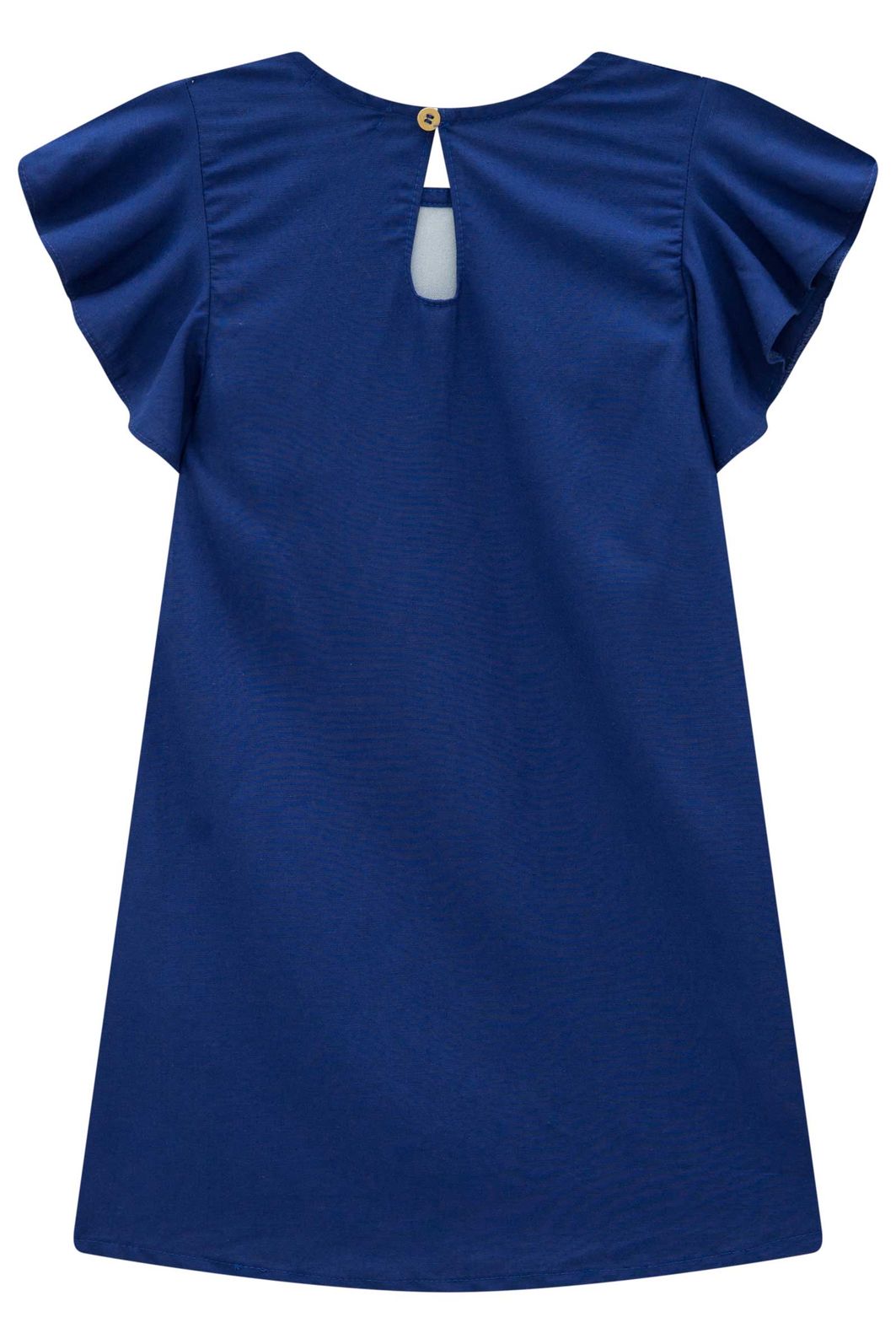 Vestido em blend de linho 93281 Infanti Infantil Menina Vestido em blend de linho 93281 Infanti Infantil Menina