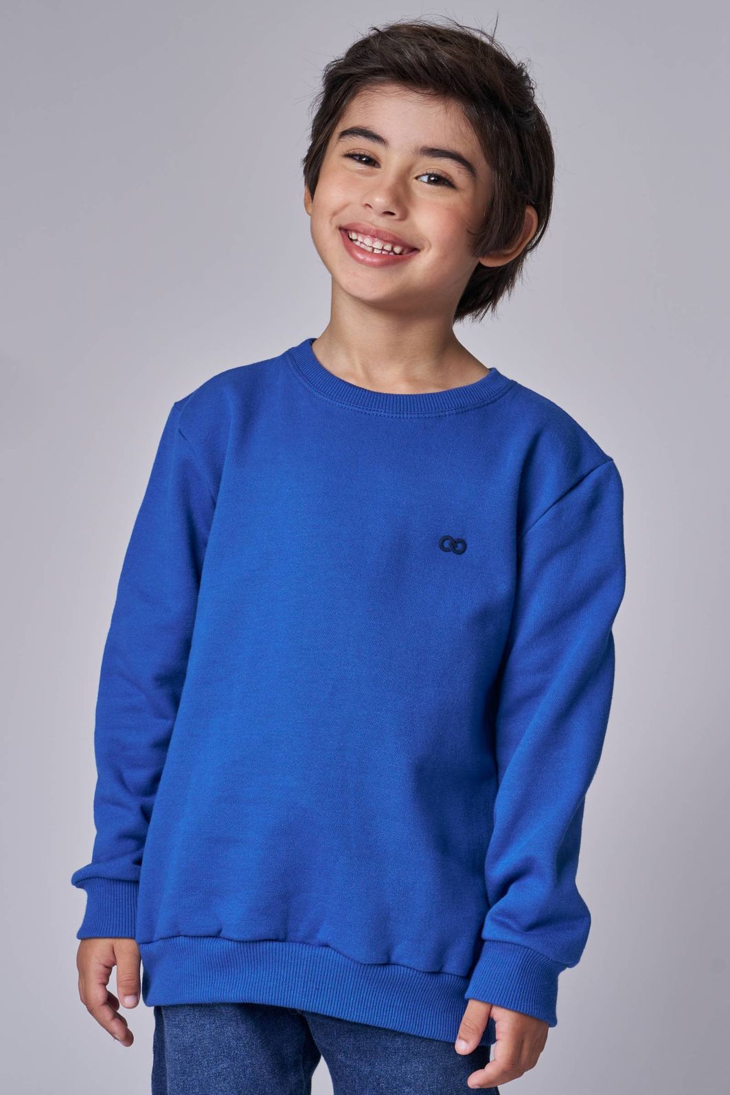 Blusão em moletom com pelúcia 92961 LucBoo Infantil Menino Blusão em moletom com pelúcia 92961 LucBoo Infantil Menino