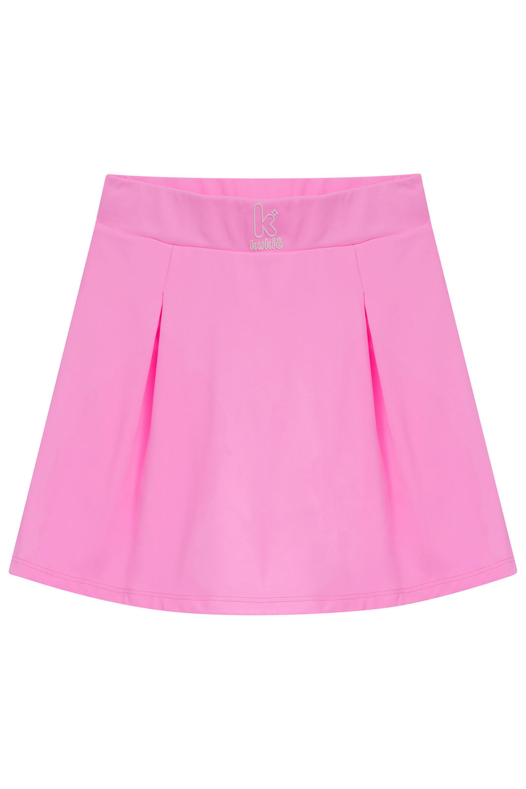 Saia esportiva em poliamida (com shorts embutido) 96984 Kukiê Infantil Menina