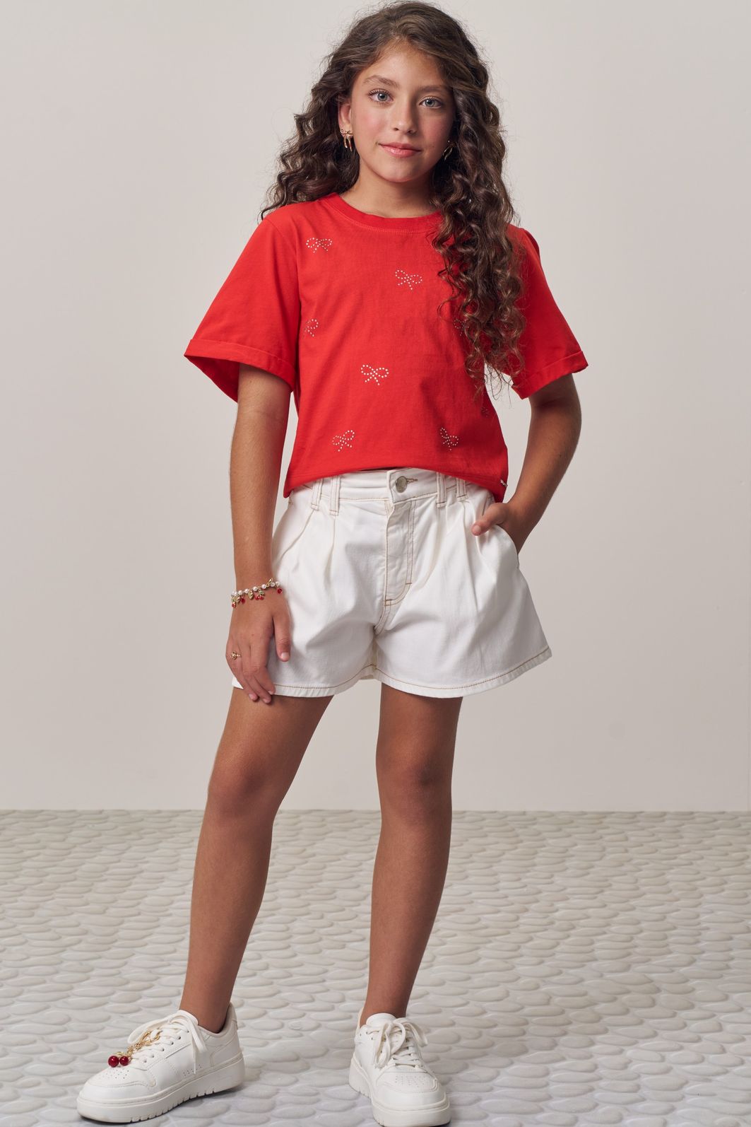 Blusa em meia malha 97968 Lilimoon Teen Menina Blusa em meia malha 97968 Lilimoon Teen Menina