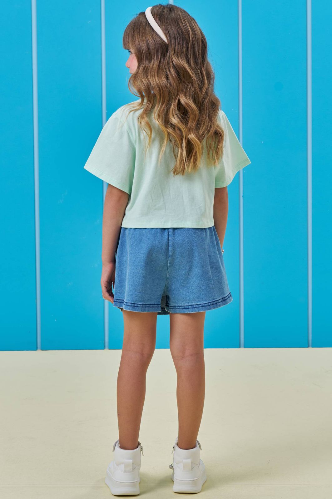 Blusa em meia malha 95076 Kukiê Infantil Menina Blusa em meia malha 95076 Kukiê Infantil Menina