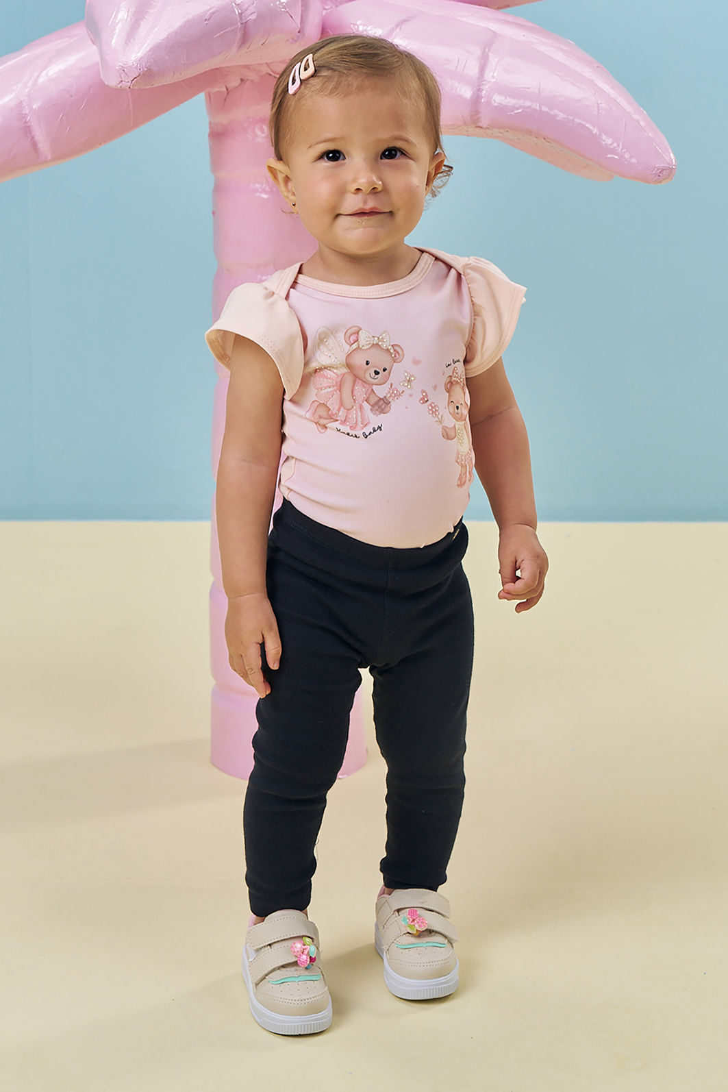 Body em cotton 94709 Kukiê Bebê Menina Body em cotton 94709 Kukiê Bebê Menina