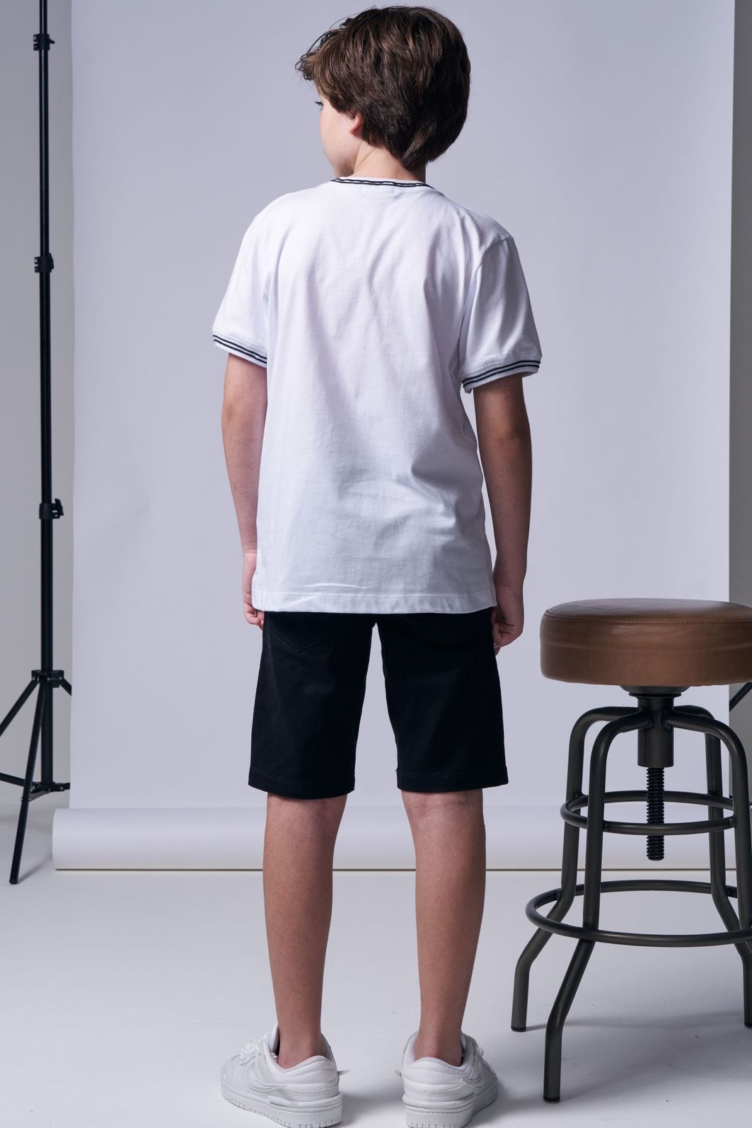 Camiseta em meia malha 96030 Johnny Fox Teen Menino Camiseta em meia malha 96030 Johnny Fox Teen Menino