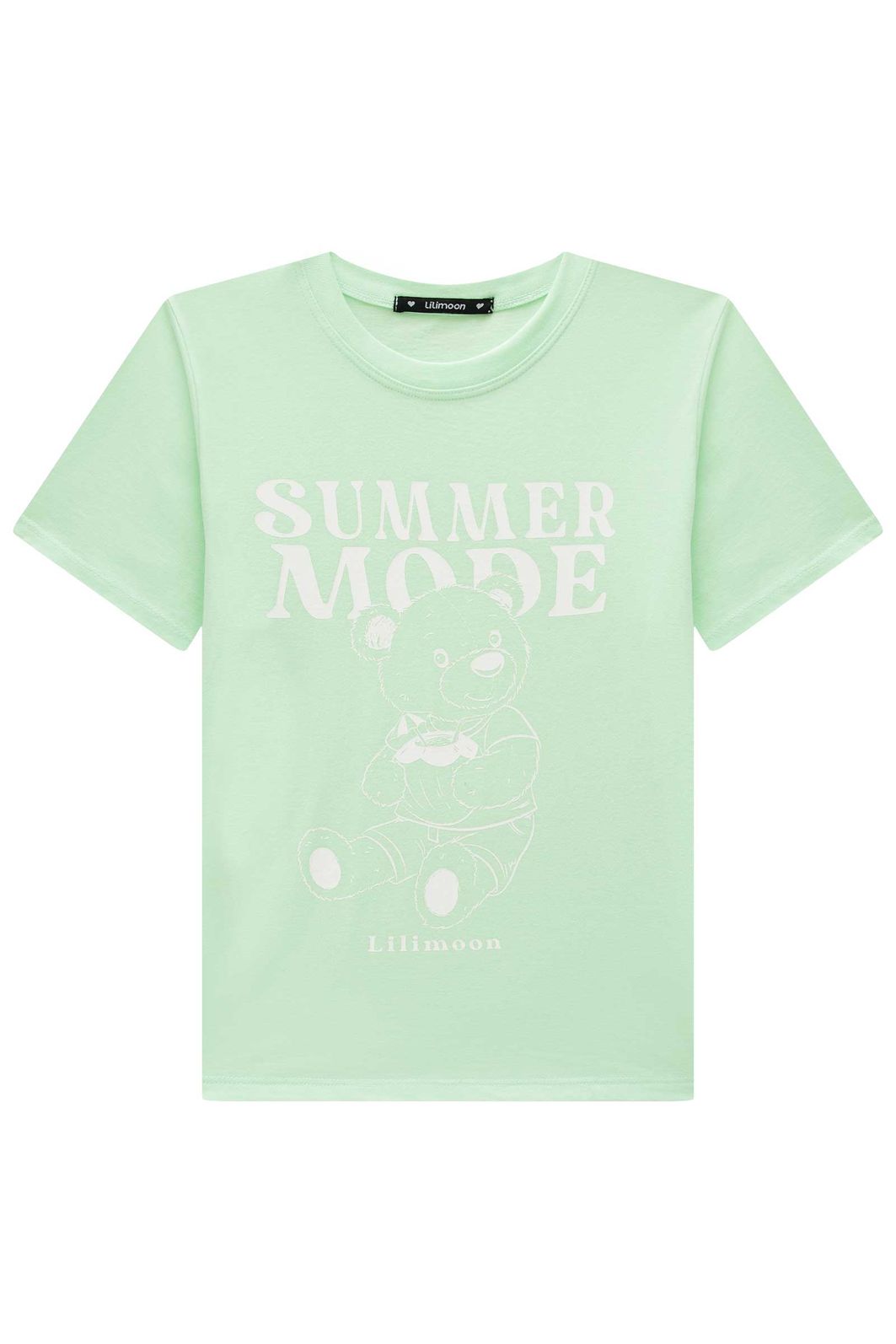 Camiseta over em meia malha 95062 Lilimoon Teen Menina Camiseta over em meia malha 95062 Lilimoon Teen Menina