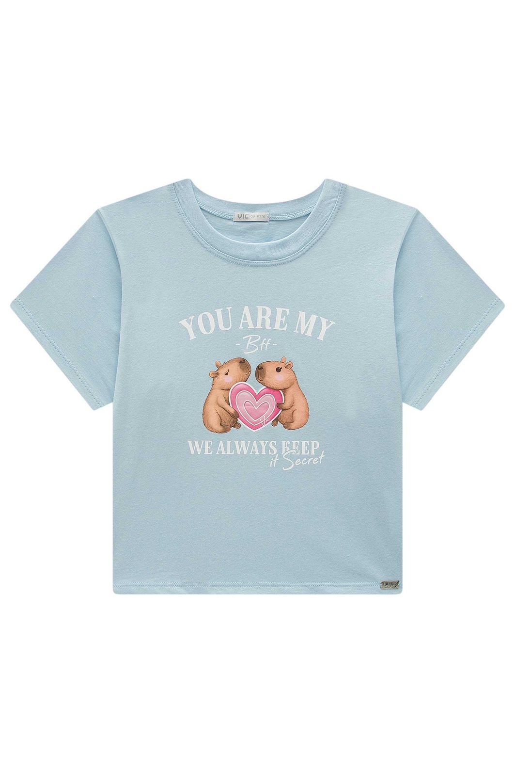 Blusa em meia malha 98490 Vic Teen Menina Blusa em meia malha 98490 Vic Teen Menina