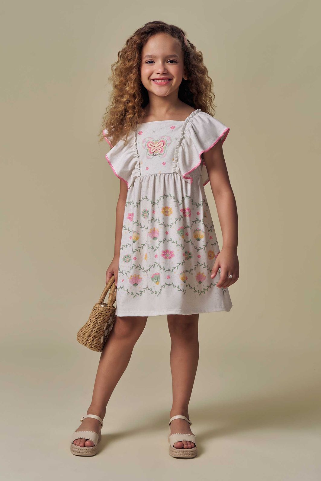 Vestido em malha power 96957 Infanti Infantil Menina Vestido em malha power 96957 Infanti Infantil Menina
