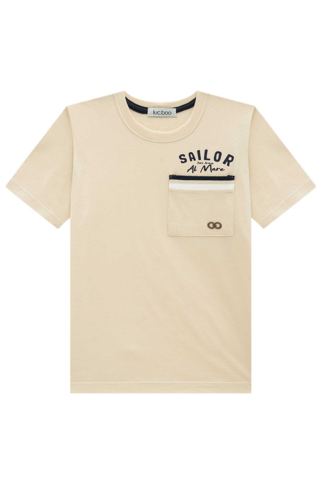 Camiseta em meia malha 95399 LucBoo Infantil Menino Camiseta em meia malha 95399 LucBoo Infantil Menino