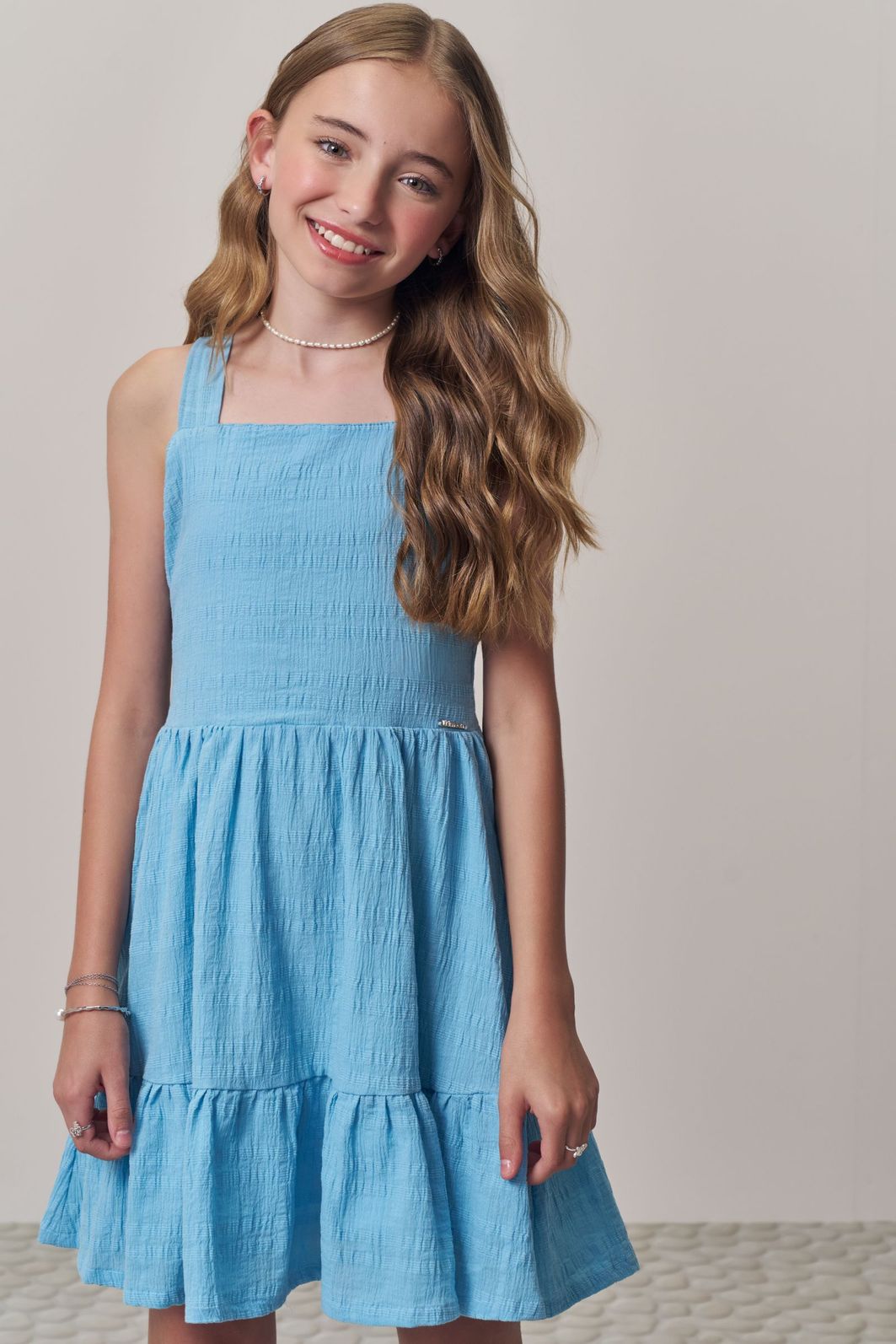 Vestido em tecido plano aimee 98191 Lilimoon Teen Menina Vestido em tecido plano aimee 98191 Lilimoon Teen Menina