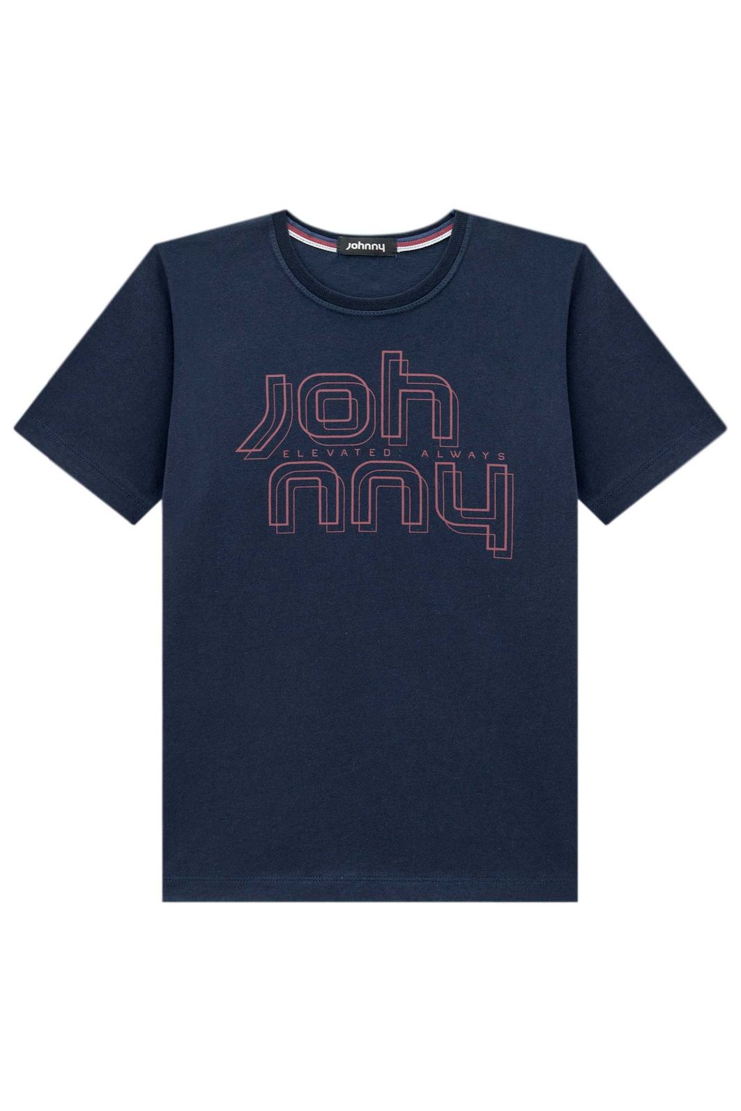 Camiseta em meia malha 96007 Johnny Fox Teen Menino Camiseta em meia malha 96007 Johnny Fox Teen Menino