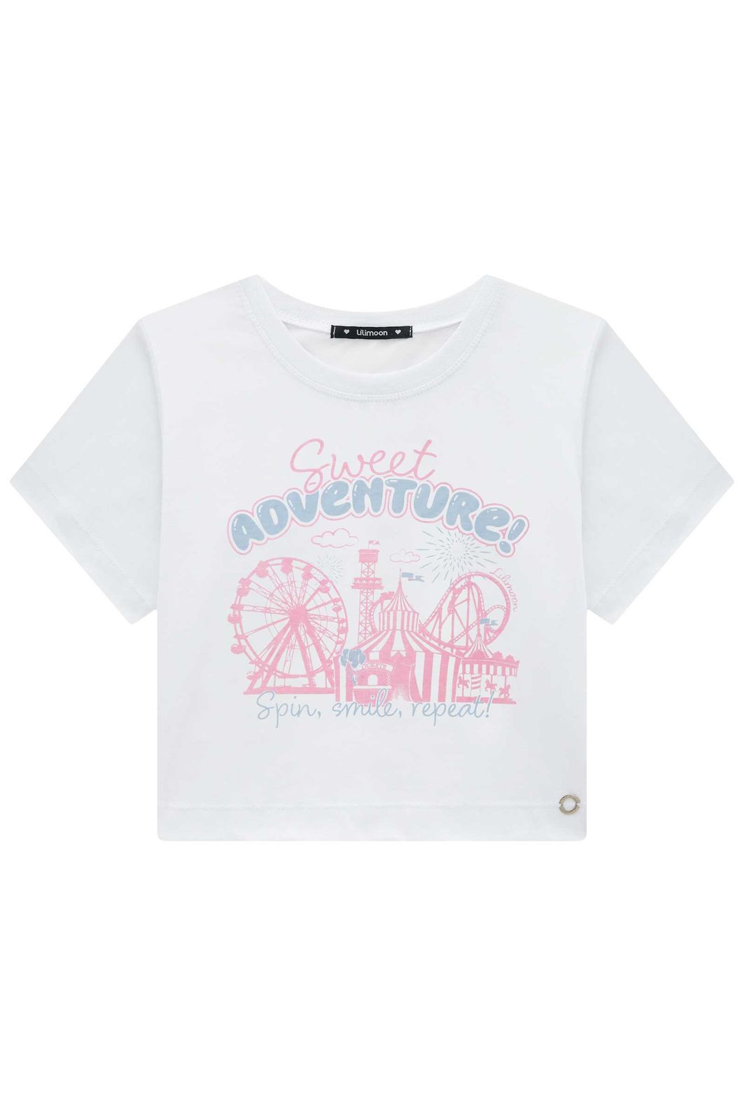 Blusa em meia malha 95053 Lilimoon Teen Menina Blusa em meia malha 95053 Lilimoon Teen Menina