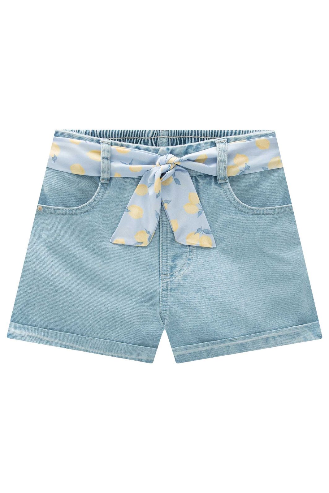 Shorts em jeans arkansas 94604 Lilimoon Teen Menina