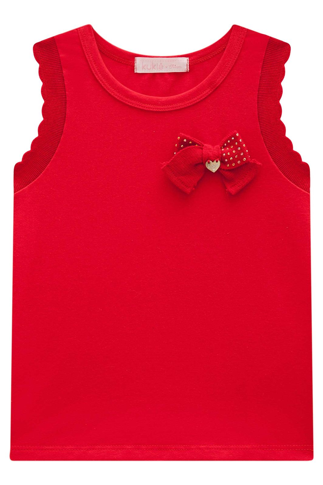 Regata em cotton 98438 Kukiê Infantil Menina Regata em cotton 98438 Kukiê Infantil Menina
