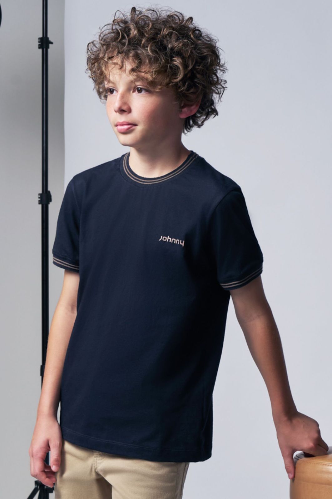 Camiseta em meia malha 96030 Johnny Fox Teen Menino Camiseta em meia malha 96030 Johnny Fox Teen Menino