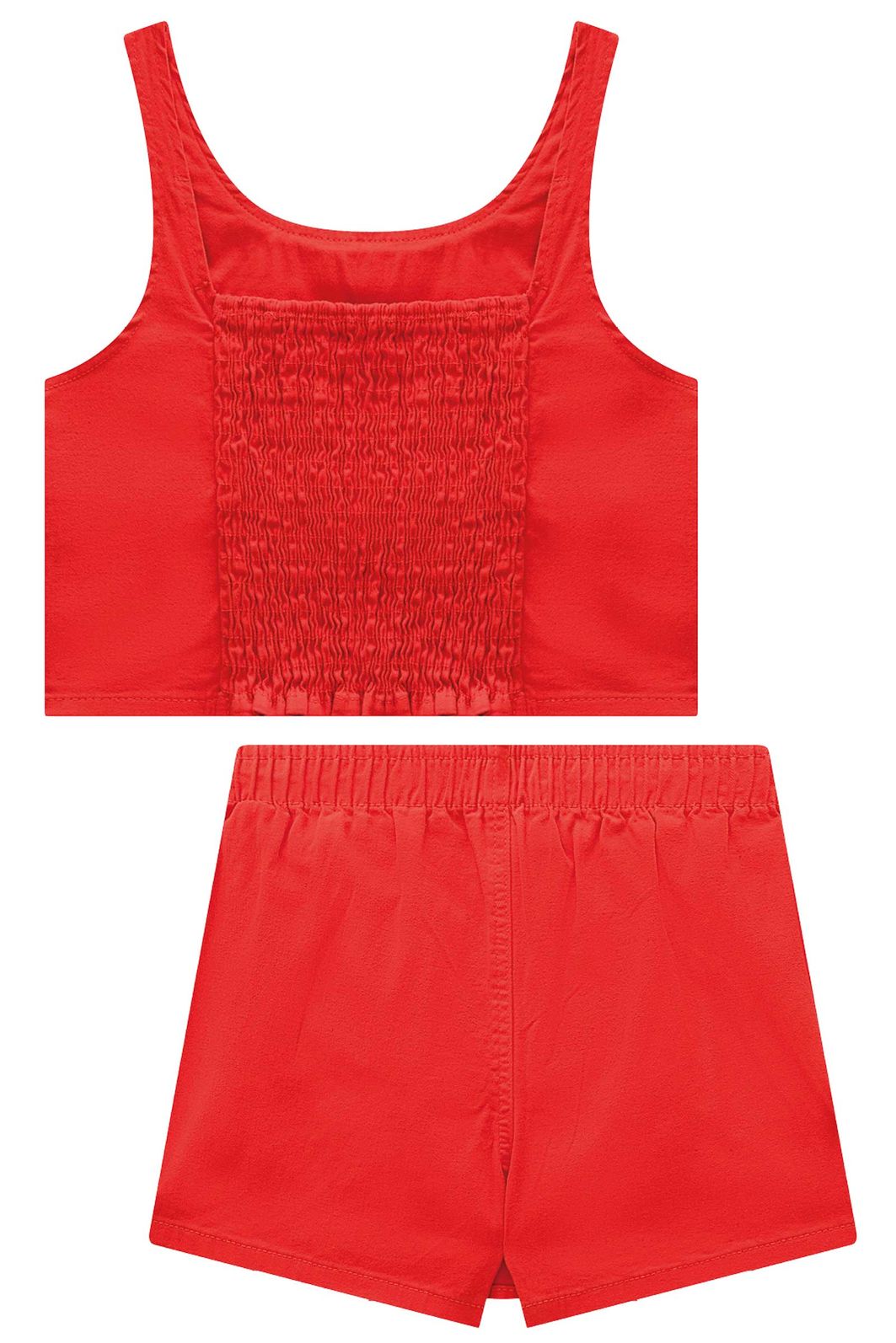 Conjunto de regata e short saia em sarja com elastano 98975 Lilimoon Teen Menina Conjunto de regata e short saia em sarja com elastano 98975 Lilimoon Teen Menina