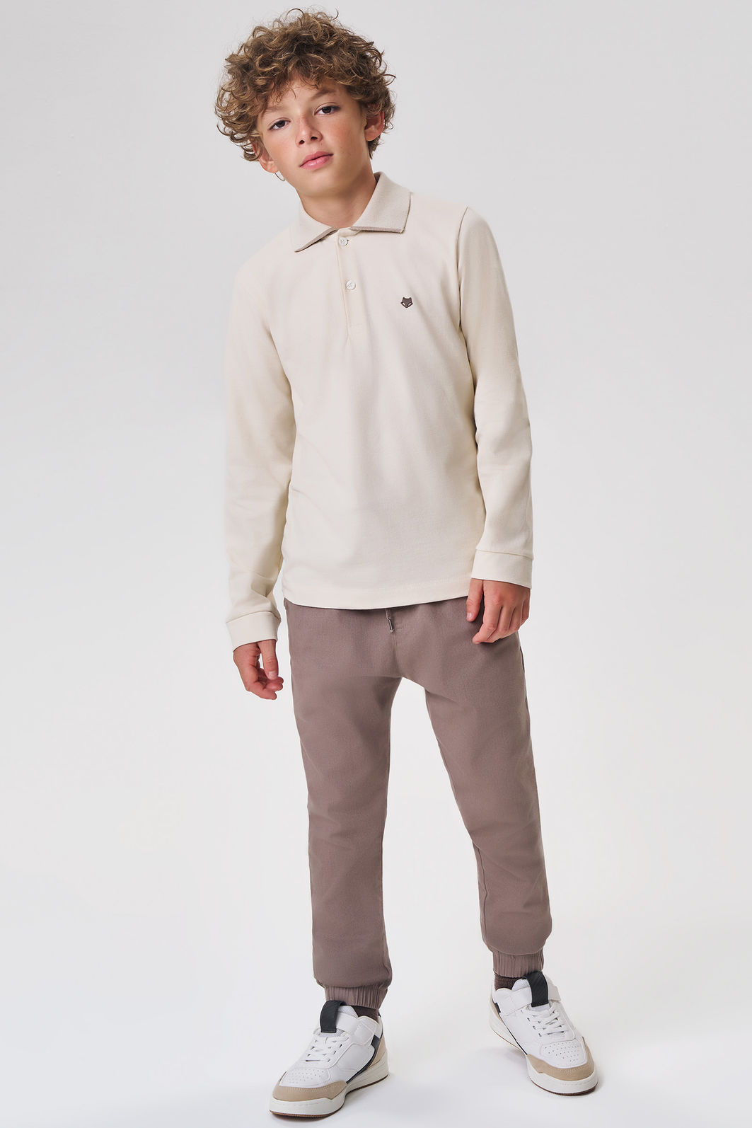 Camisa polo em piquet com elastano 89372 Johnny Fox Teen Menino Camisa polo em piquet com elastano 89372 Johnny Fox Teen Menino