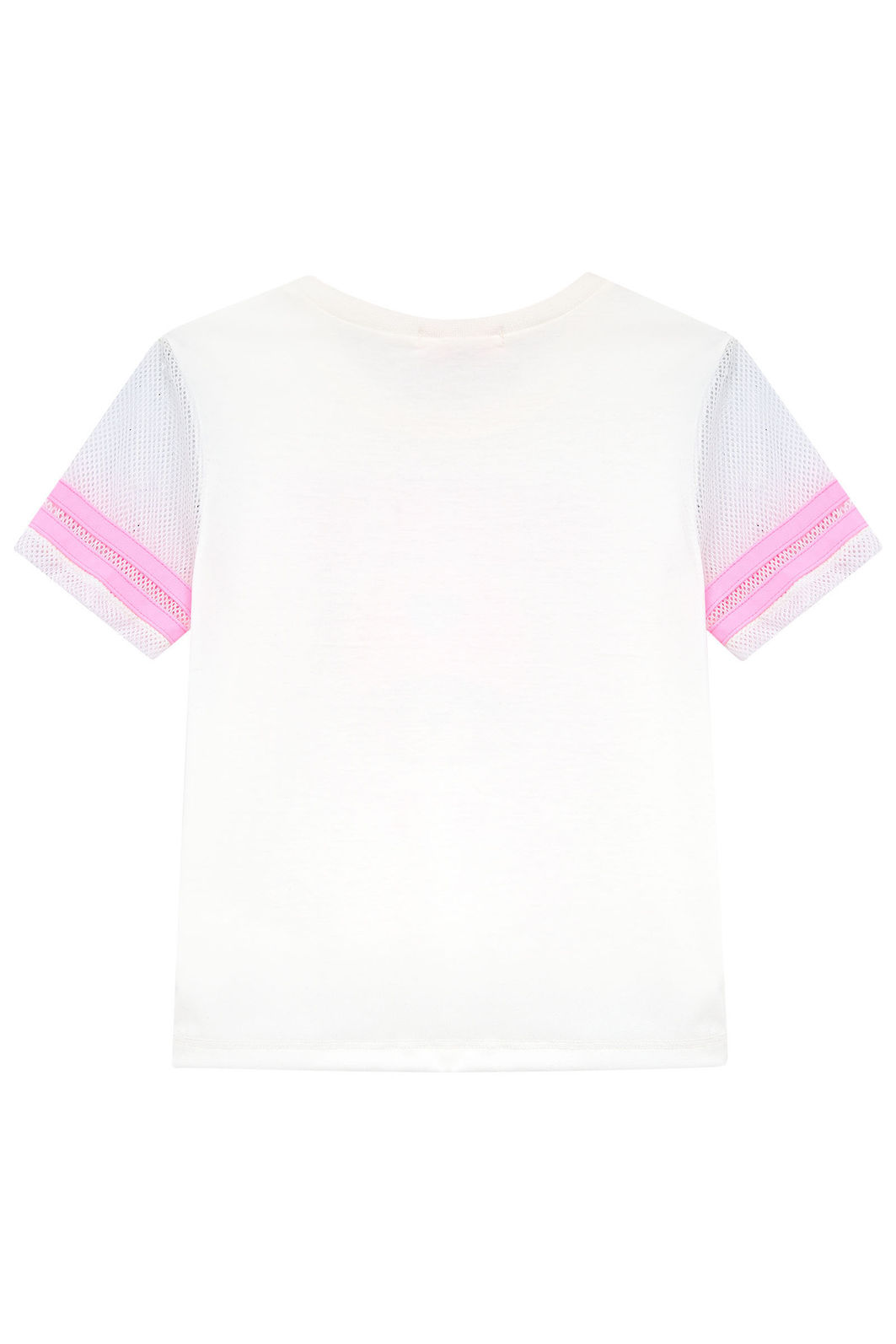 Blusa em meia malha e tela 96989 Kukiê Infantil Menina Blusa em meia malha e tela 96989 Kukiê Infantil Menina