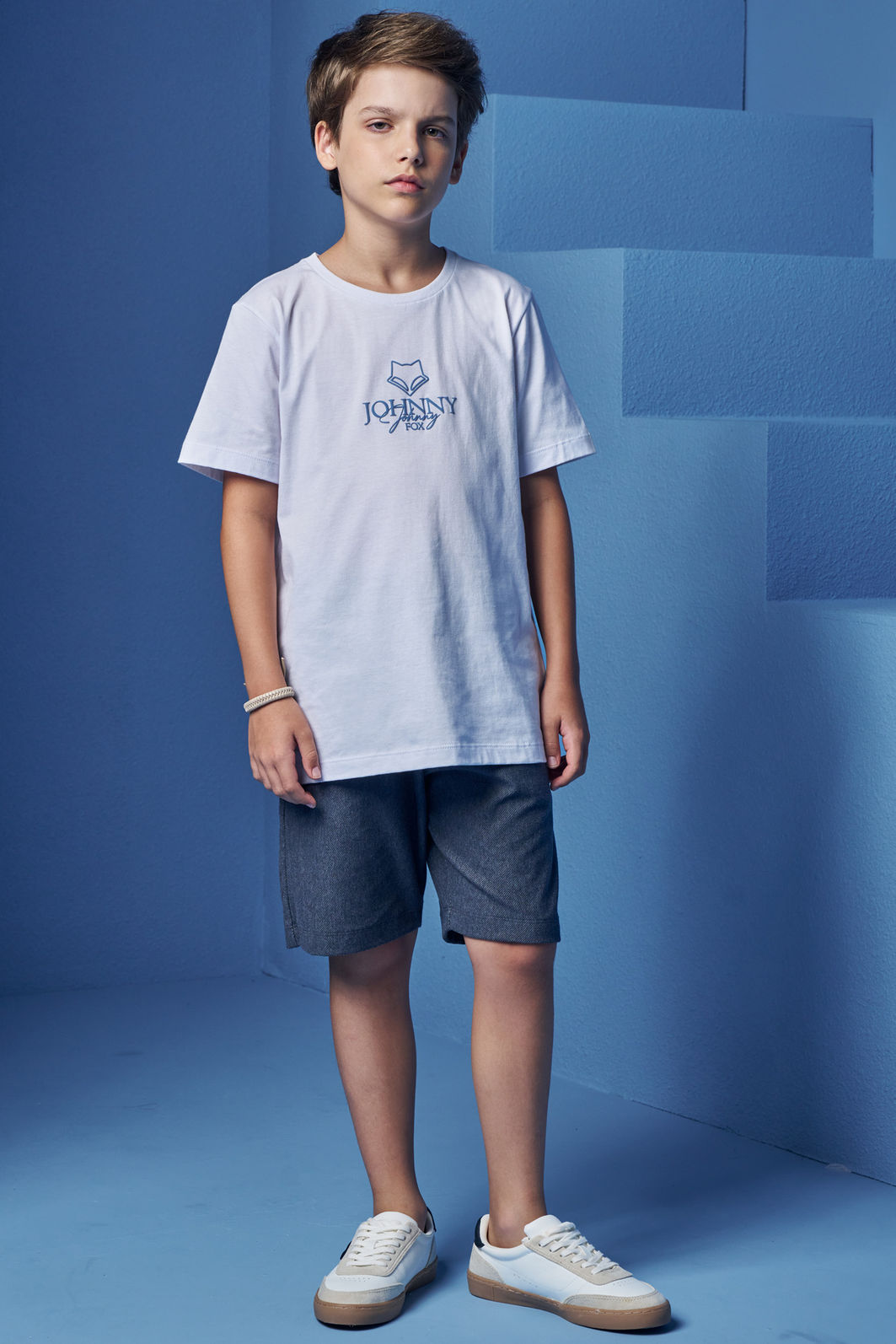 Camiseta em meia malha 98665 Johnny Fox Teen Menino Camiseta em meia malha 98665 Johnny Fox Teen Menino