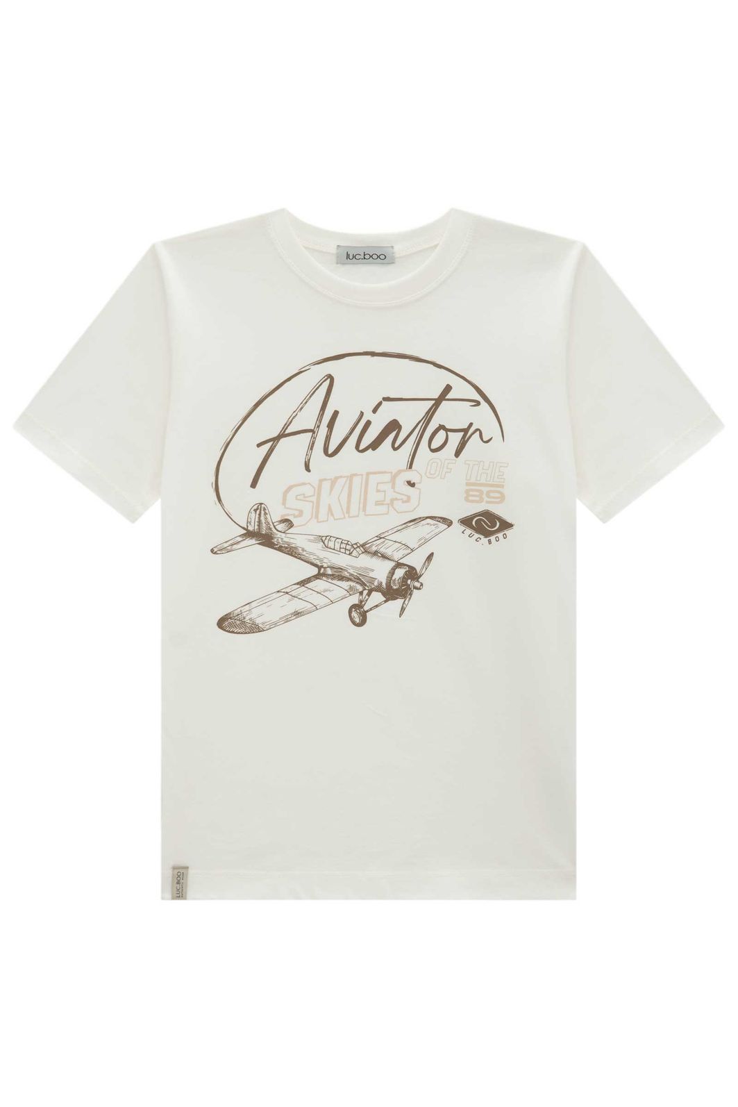 Camiseta em meia malha 94560 LucBoo Infantil Menino Camiseta em meia malha 94560 LucBoo Infantil Menino